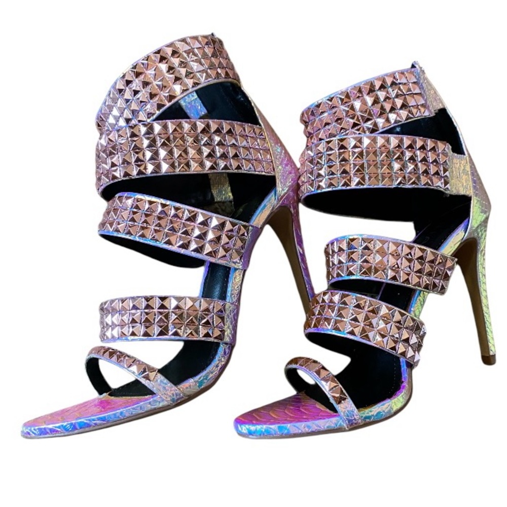 Pink Fluorescent High Heels